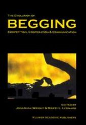 book The Evolution of Begging: Competition, Cooperation and Communication