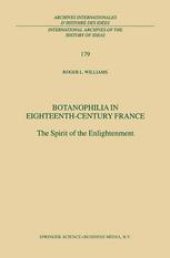 book Botanophilia in Eighteenth-Century France: The Spirit of the Enlightenment