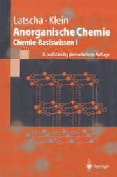 book Anorganische Chemie: Chemie — Basiswissen I