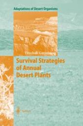 book Survival Strategies of Annual Desert Plants