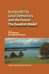 book Sustainability, Local Democracy and the Future: The Swedish Model