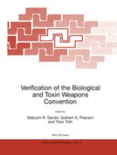 book Verification of the Biological and Toxin Weapons Convention