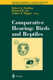 book Comparative Hearing: Birds and Reptiles