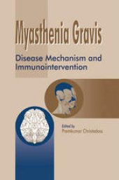 book Myasthenia Gravis: Disease Mechanism and Immunointervention