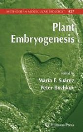 book Plant Embryogenesis