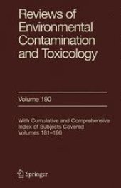 book Reviews of Environmental Contamination and Toxicology: Continuation of Residue Reviews