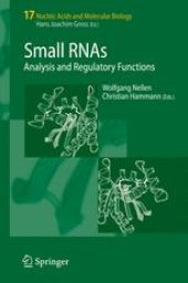 book Small RNAs: Analysis and Regulatory Functions