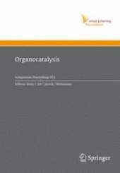 book Organocatalysis