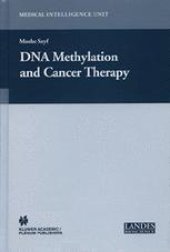 book DNA Methylation and Cancer Therapy