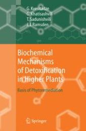 book Biochemical Mechanisms of Detoxification in Higher Plants: Basis of Phytoremediation