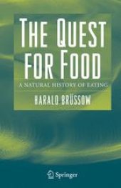 book The Quest for Food: A Natural History of Eating