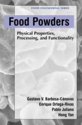 book Food Powders: Physical Properties, Processing, and Functionality