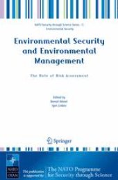 book Environmental Security and Environmental Management: The Role of Risk Assessment