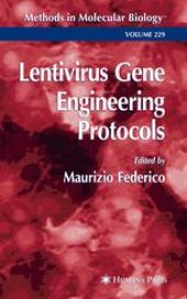 book Lentivirus Gene Engineering Protocols