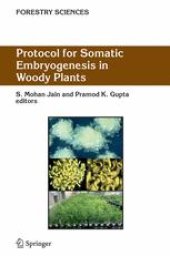 book Protocol for Somatic Embryogenesis in Woody Plants