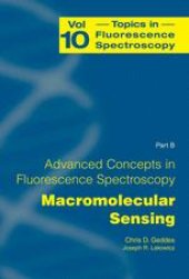 book Advanced Concepts in Fluorescence Sensing: Part B: Macromolecular Sensing