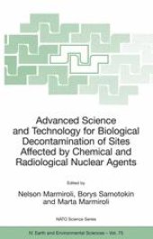 book Advanced Science and Technology for Biological Decontamination of Sites Affected by Chemical and Radiological Nuclear Agents