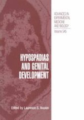 book Hypospadias and Genital Development