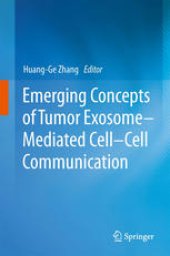 book Emerging Concepts of Tumor Exosome–Mediated Cell-Cell Communication