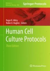 book Human Cell Culture Protocols