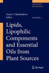 book Lipids, Lipophilic Components and Essential Oils from Plant Sources