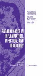 book Paraoxonases in Inflammation, Infection, and Toxicology