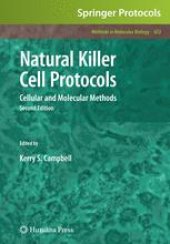 book Natural Killer Cell Protocols: Cellular and Molecular Methods