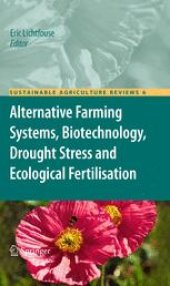 book Alternative Farming Systems, Biotechnology, Drought Stress and Ecological Fertilisation