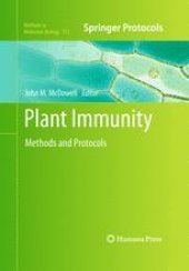 book Plant Immunity: Methods and Protocols