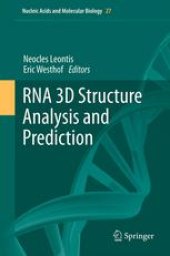 book RNA 3D Structure Analysis and Prediction