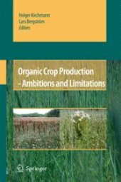 book Organic Crop Production – Ambitions and Limitations