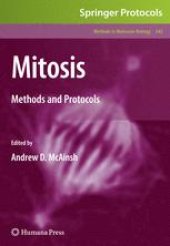 book Mitosis: Methods and Protocols