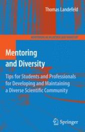 book Mentoring and Diversity: Tips for Students and Professionals for Developing and Maintaining a Diverse Scientific Community