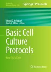 book Basic Cell Culture Protocols