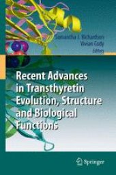 book Recent Advances in Transthyretin Evolution, Structure and Biological Functions