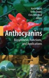 book Anthocyanins: Biosynthesis, Functions, and Applications