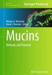 book Mucins: Methods and Protocols