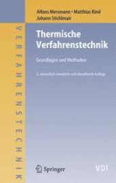 book Thermische Verfahrenstechnik: Grundlagen und Methoden