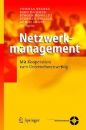 book Netzwerkmanagement: Mit Kooperation zum Unternehmenserfolg