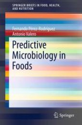 book Predictive Microbiology in Foods