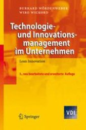 book Technologie- und Innovationsmanagement im Unternehmen: Lean Innovation