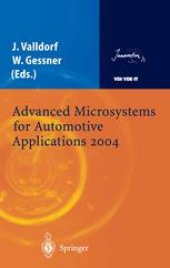 book Advanced Microsystems for Automotive Applications 2004