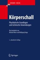 book Korperschall: Physikalische Grundlagen und technische Anwendungen