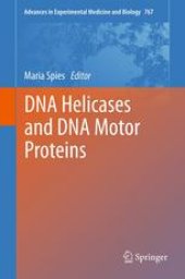 book DNA Helicases and DNA Motor Proteins