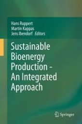 book Sustainable Bioenergy Production - An Integrated Approach