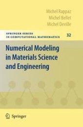 book Numerical Modeling in Materials Science and Engineering