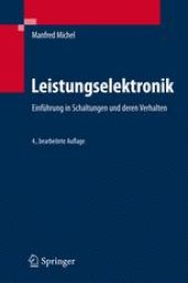 book Leistungselektronik: Einführung in Schaltungen und deren Verhalten