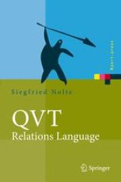 book QVT - Relations Language: Modellierung mit der Query Views Transformation