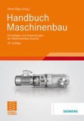 book Handbuch Maschinenbau: Grundlagen und Anwendungen der Maschinenbau-Technik