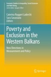 book Poverty and Exclusion in the Western Balkans: New Directions in Measurement and Policy